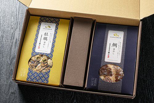 廣島料理専門 酔心 釜めしの素セット【鯛・牡蠣】